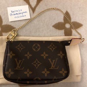 LV Mini Pochette Monogram (BNIB + Receipt)